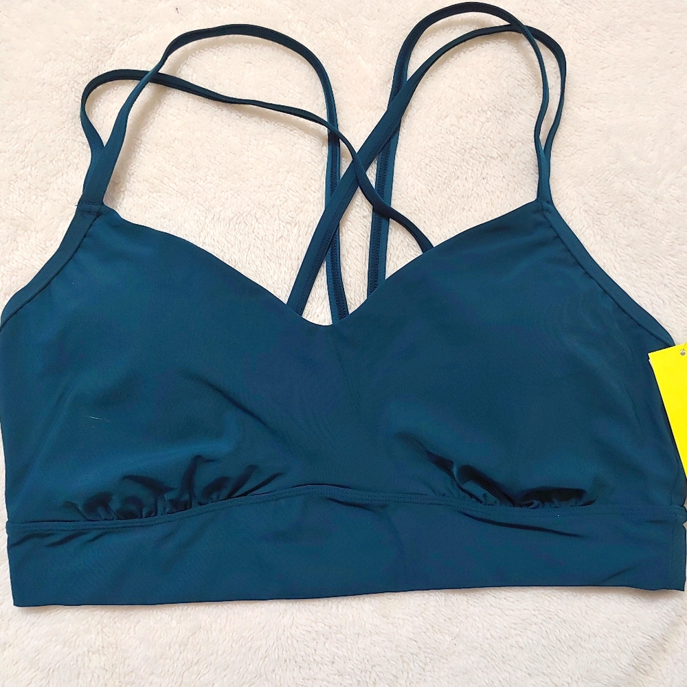 [SOLD] XL Low Support Strappy Longline bra